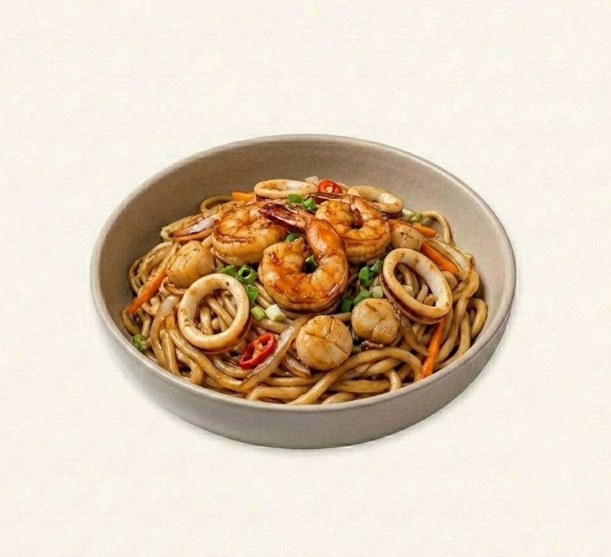 Nouilles Sautées Fruits de Mer
