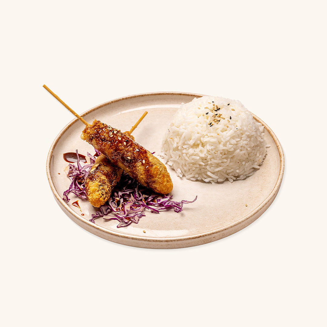 Brochette Poulet Panné Sauce Miel